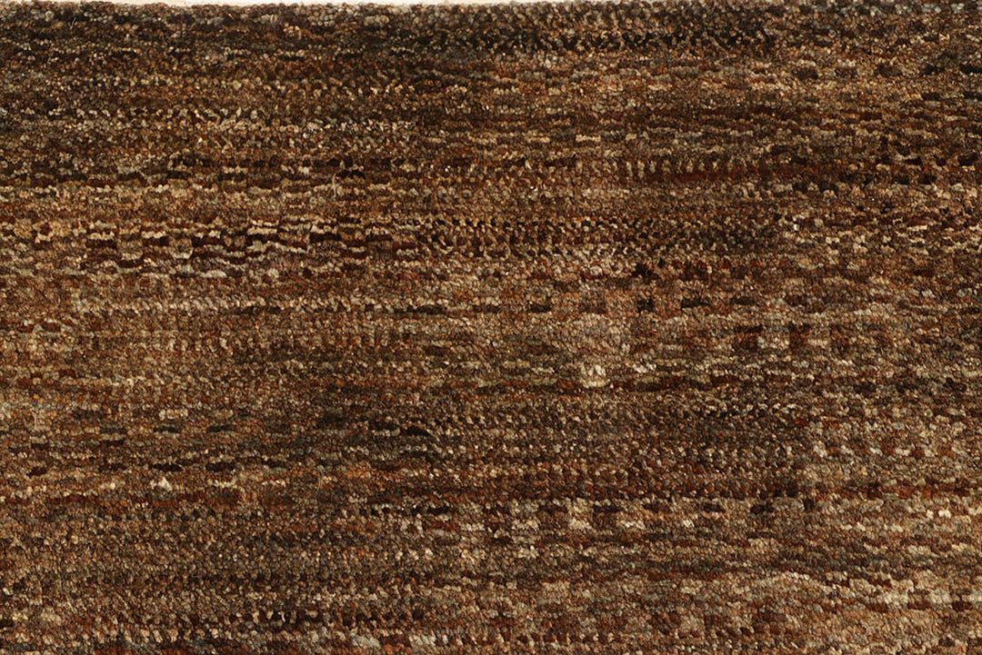 Saddle Brown Gabbeh 4'  5" x 6'  6" - No. QA53695
