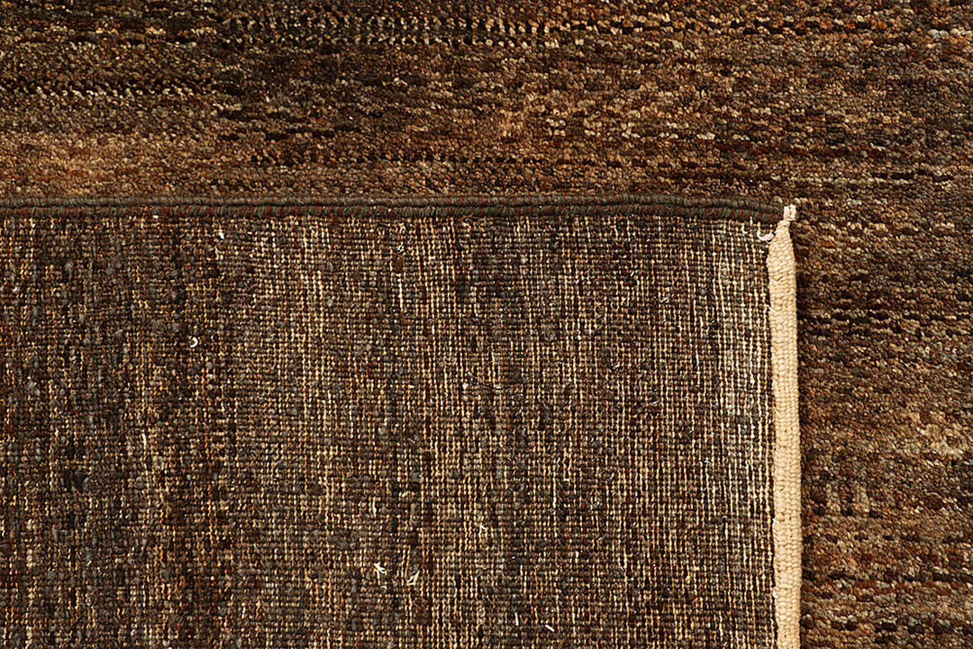 Saddle Brown Gabbeh 4'  5" x 6'  6" - No. QA53695