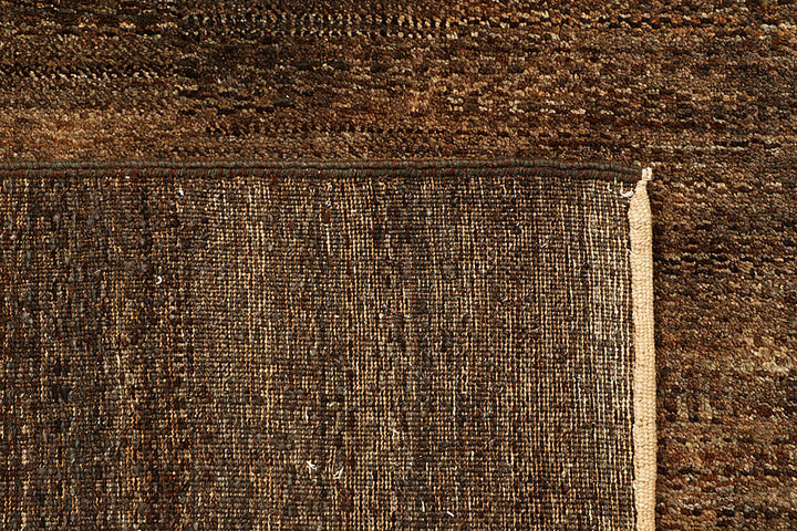Saddle Brown Gabbeh 4'  5" x 6'  6" - No. QA53695
