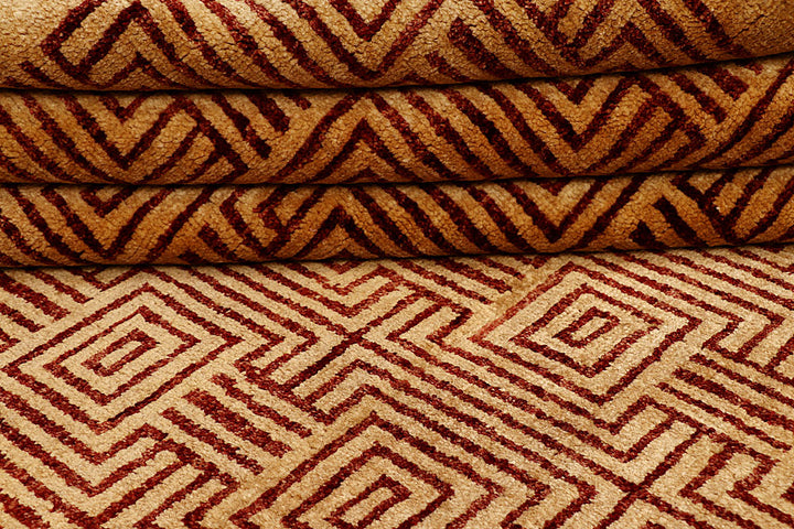 Tan Gabbeh 5' 6 x 8' 2 - No. 55645 - ALRUG Rug Store