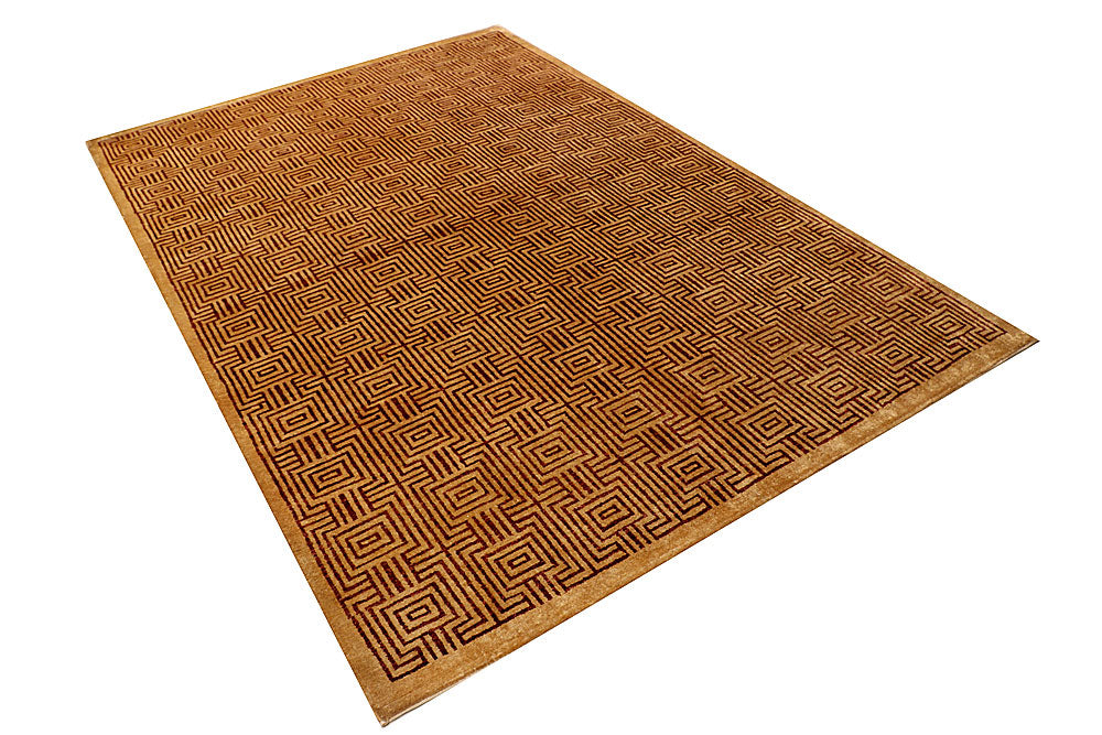 Tan Gabbeh 5' 6 x 8' 2 - No. 55645 - ALRUG Rug Store