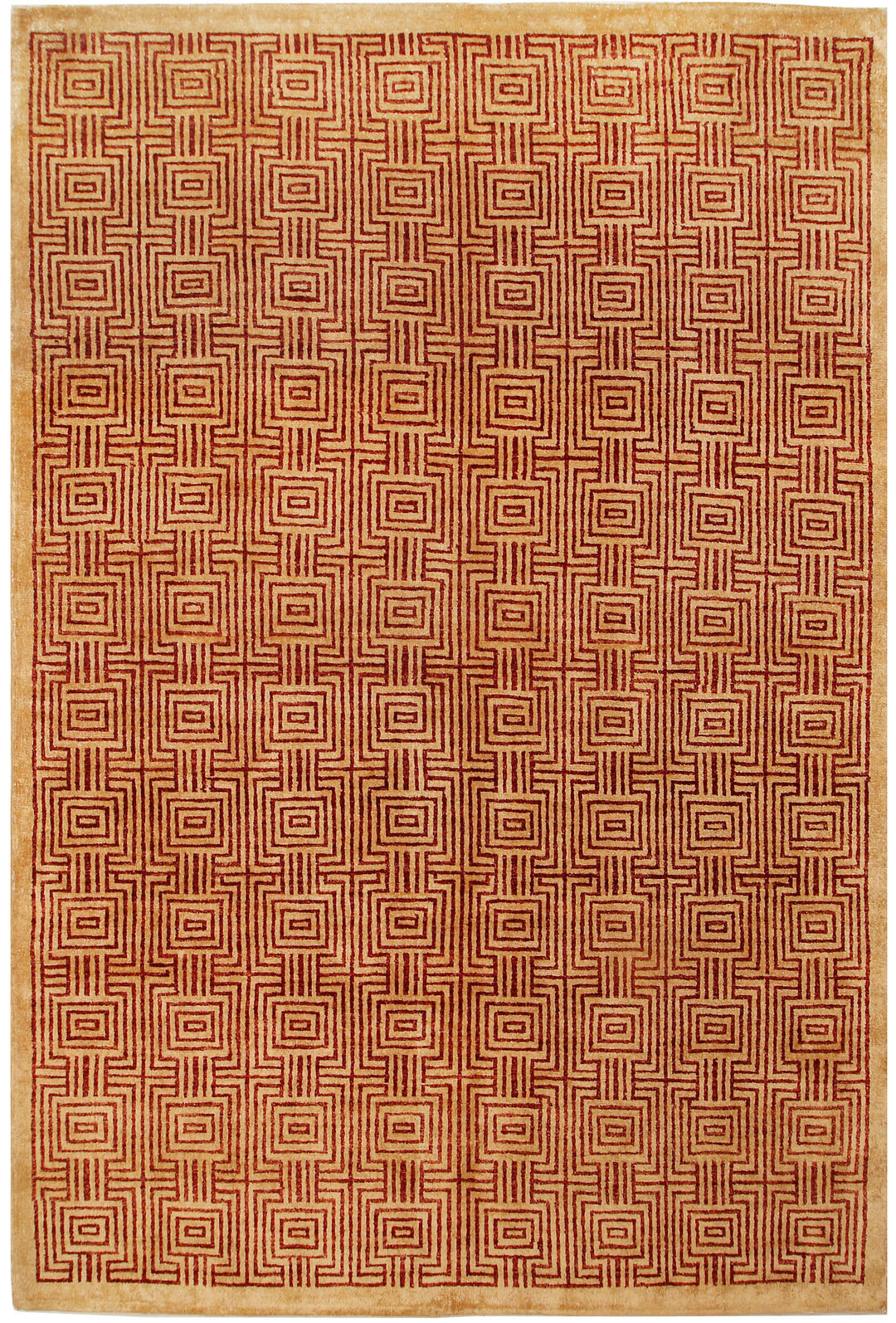 Tan Gabbeh 5' 6 x 8' 2 - No. 55645 - ALRUG Rug Store