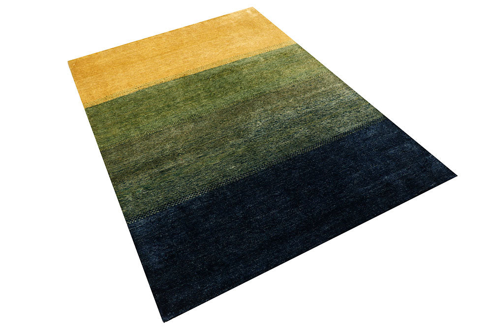 Multi Colored Gabbeh 4' 6 x 6' 5 - No. 55648 - ALRUG Rug Store