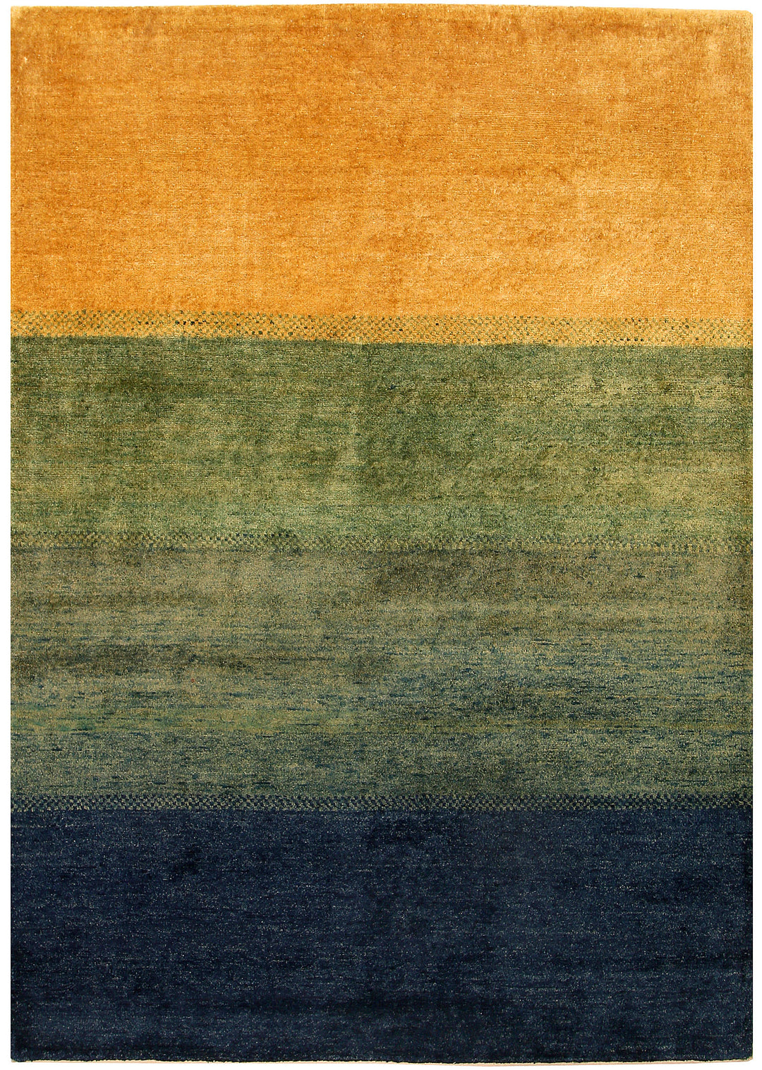 Multi Colored Gabbeh 4' 6 x 6' 5 - No. 55648 - ALRUG Rug Store