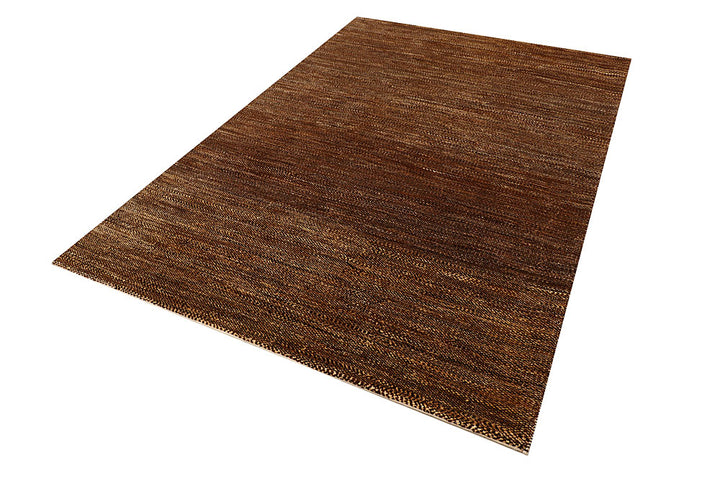 Saddle Brown Gabbeh 5' 5 x 7' 11 - No. 55649 - ALRUG Rug Store