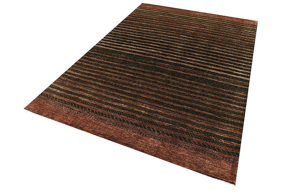 Multi Colored Gabbeh 5' 6 x 8' - No. 55650 - ALRUG Rug Store