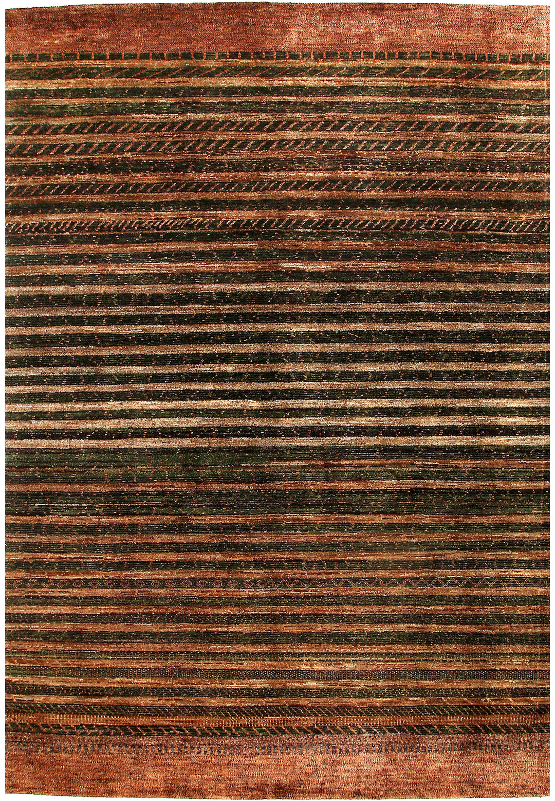 Multi Colored Gabbeh 5' 6 x 8' - No. 55650 - ALRUG Rug Store