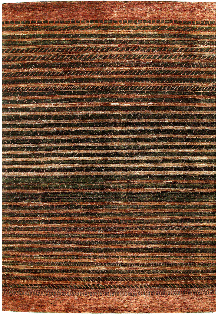 Multi Colored Gabbeh 5' 6 x 8' - No. 55650 - ALRUG Rug Store