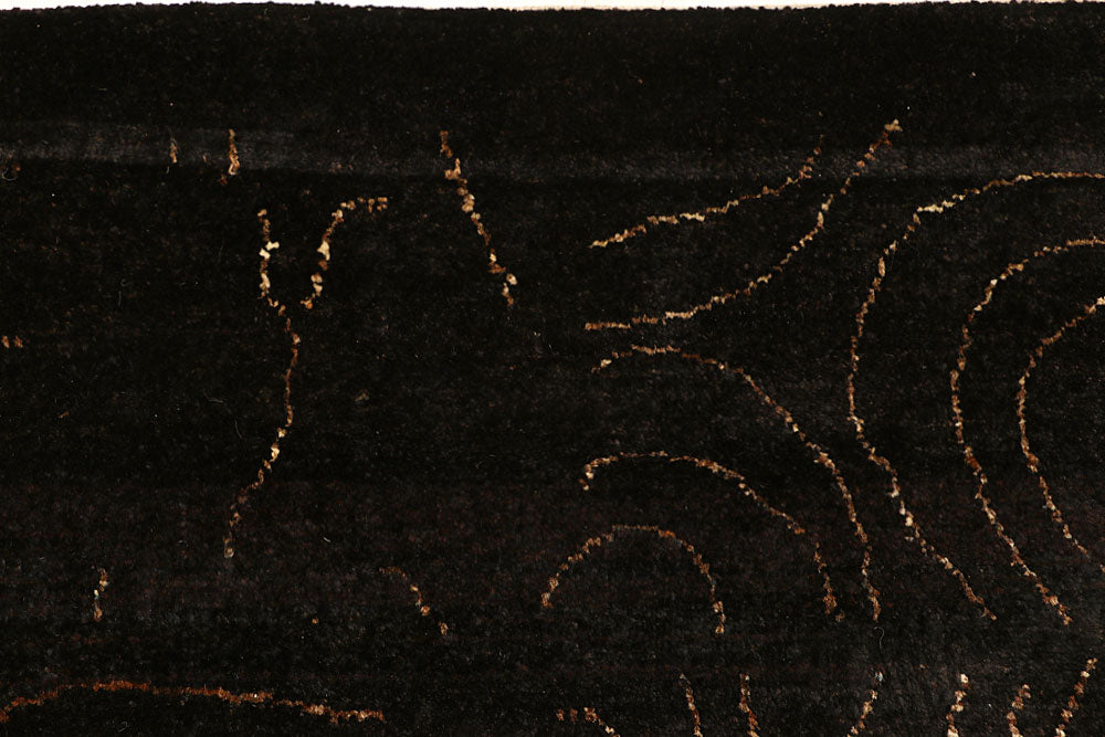 Saddle Brown Gabbeh 5' 8 x 8' - No. 55660 - ALRUG Rug Store