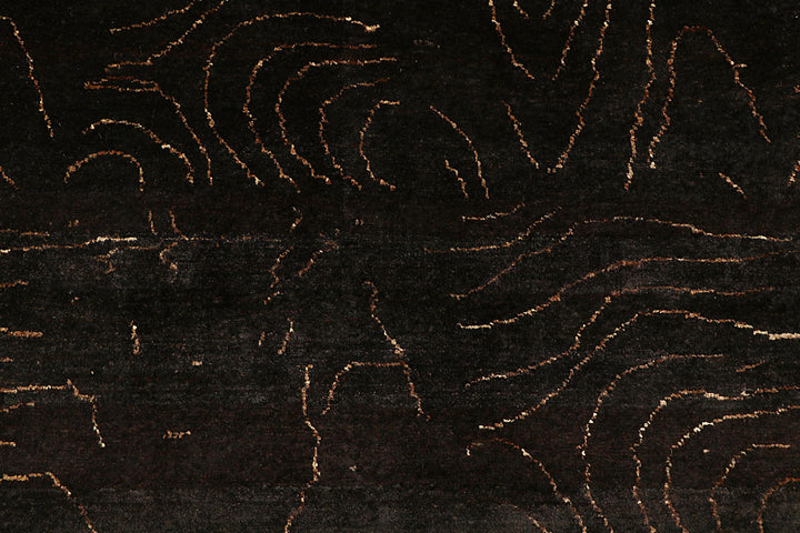 Saddle Brown Gabbeh 5' 8 x 8' - No. 55660 - ALRUG Rug Store