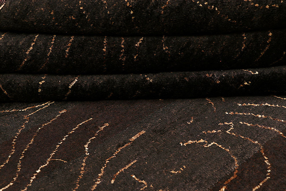 Saddle Brown Gabbeh 5' 8 x 8' - No. 55660 - ALRUG Rug Store