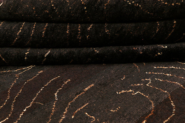 Saddle Brown Gabbeh 5' 8 x 8' - No. 55660 - ALRUG Rug Store