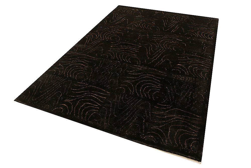 Saddle Brown Gabbeh 5' 8 x 8' - No. 55660 - ALRUG Rug Store