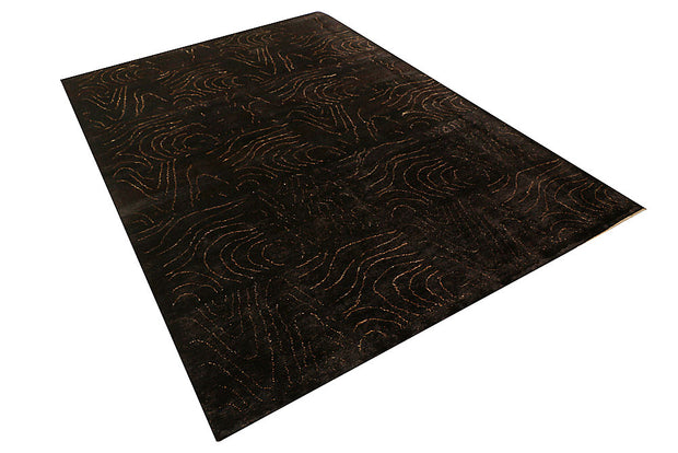 Saddle Brown Gabbeh 5' 8 x 8' - No. 55660 - ALRUG Rug Store