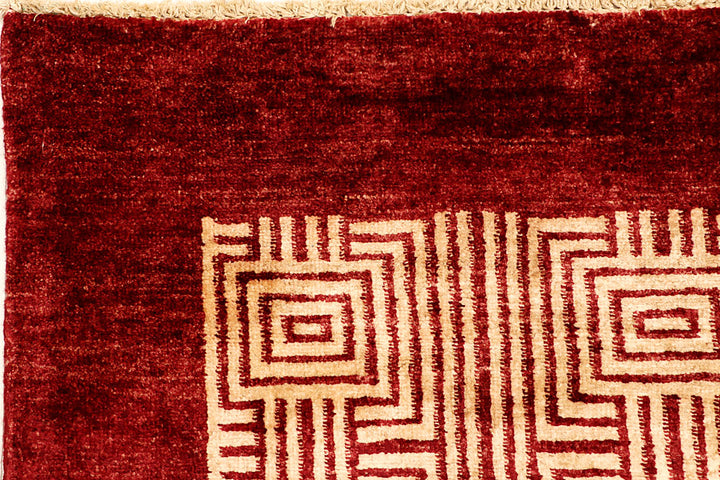 Sandy Brown Gabbeh 5' 4 x 6' 11 - No. 55663 - ALRUG Rug Store