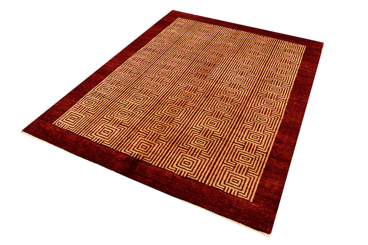 Sandy Brown Gabbeh 5' 4 x 6' 11 - No. 55663 - ALRUG Rug Store