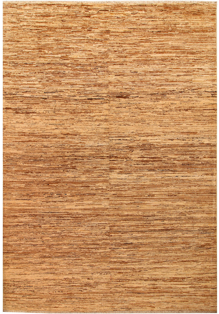 Sandy Brown Gabbeh 5' 6 x 7' 7 - No. 55664 - ALRUG Rug Store