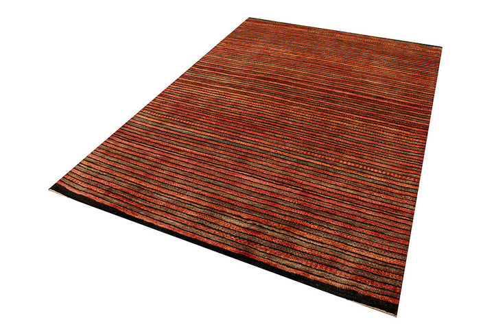 Multi Colored Gabbeh 5' 5 x 8' - No. 55665 - ALRUG Rug Store