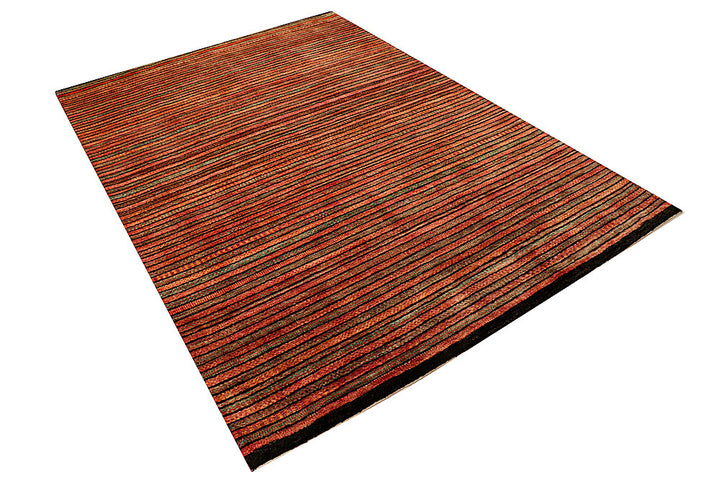 Multi Colored Gabbeh 5' 5 x 8' - No. 55665 - ALRUG Rug Store