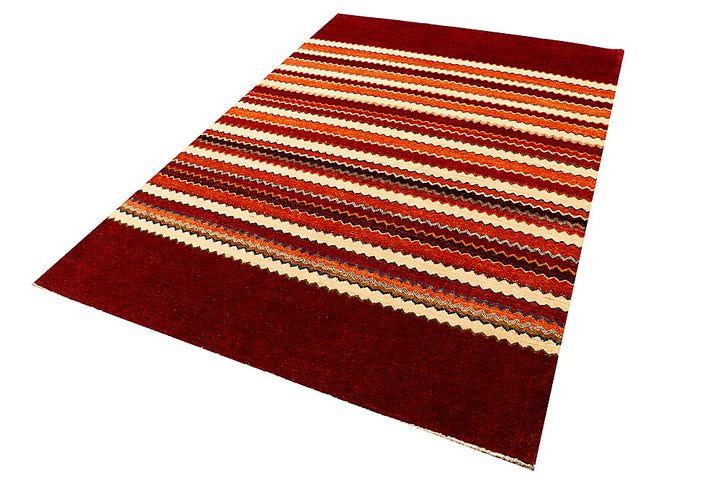 Multi Colored Gabbeh 5' 5 x 7' 11 - No. 55667 - ALRUG Rug Store