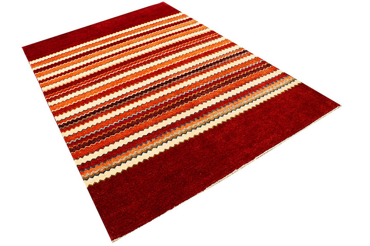 Multi Colored Gabbeh 5' 5 x 7' 11 - No. 55667 - ALRUG Rug Store