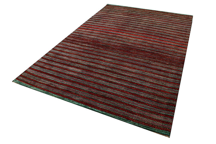 Multi Colored Gabbeh 5' 8 x 8' 7 - No. 55668 - ALRUG Rug Store