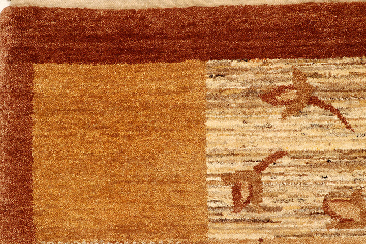 Sandy Brown Gabbeh 5' 6 x 7' 10 - No. 55670 - ALRUG Rug Store