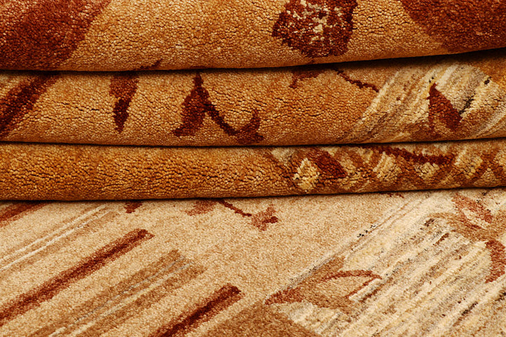 Sandy Brown Gabbeh 5' 6 x 7' 10 - No. 55670 - ALRUG Rug Store