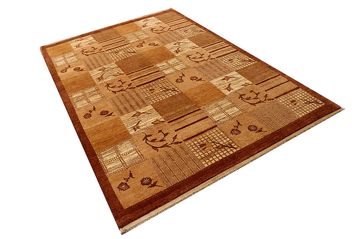 Sandy Brown Gabbeh 5' 6 x 7' 10 - No. 55670 - ALRUG Rug Store