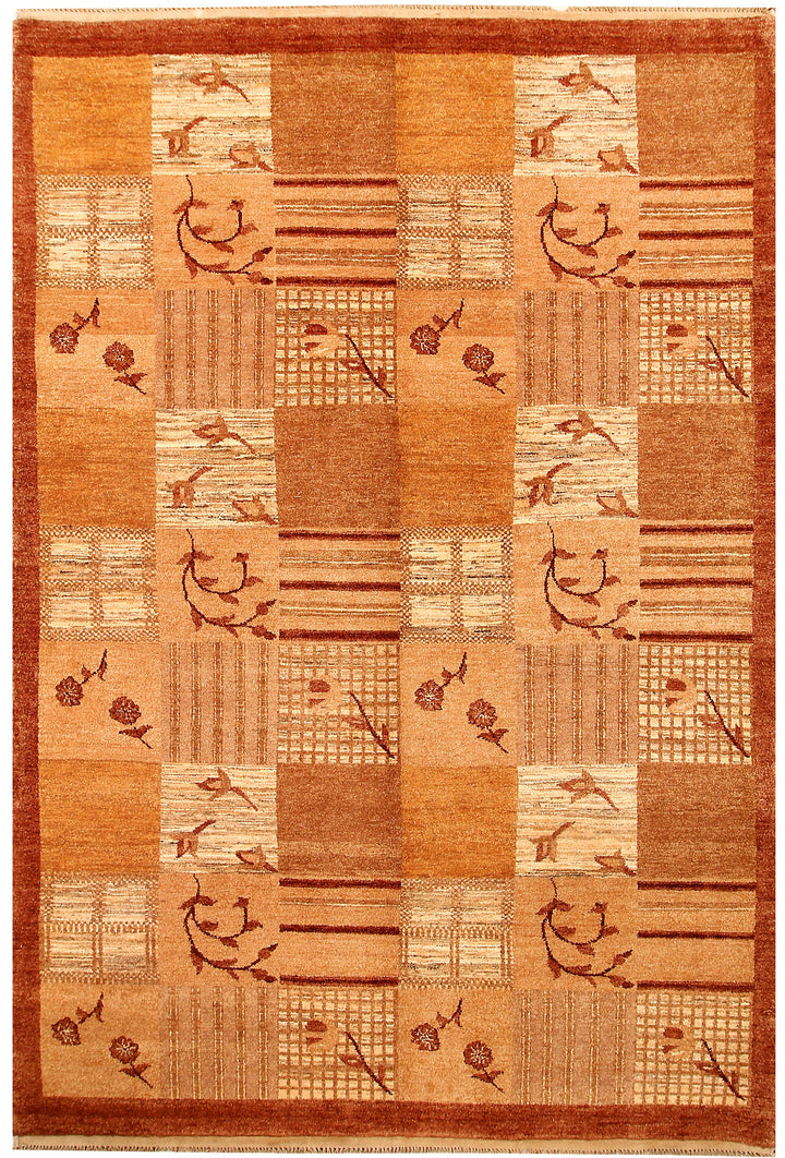 Sandy Brown Gabbeh 5' 6 x 7' 10 - No. 55670 - ALRUG Rug Store