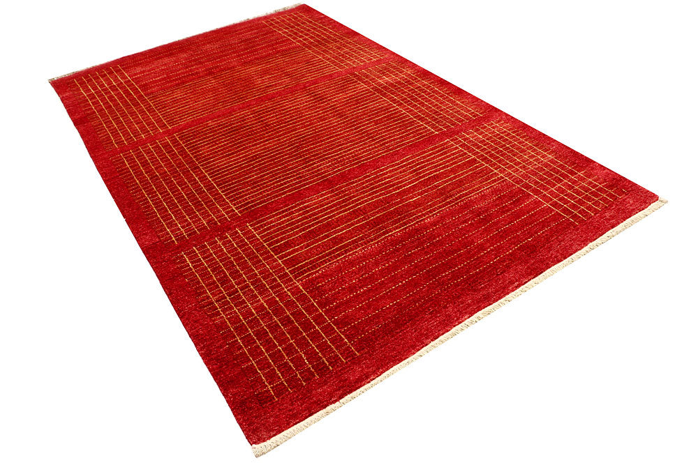 Red Gabbeh 5' 5 x 8' 7 - No. 55672 - ALRUG Rug Store