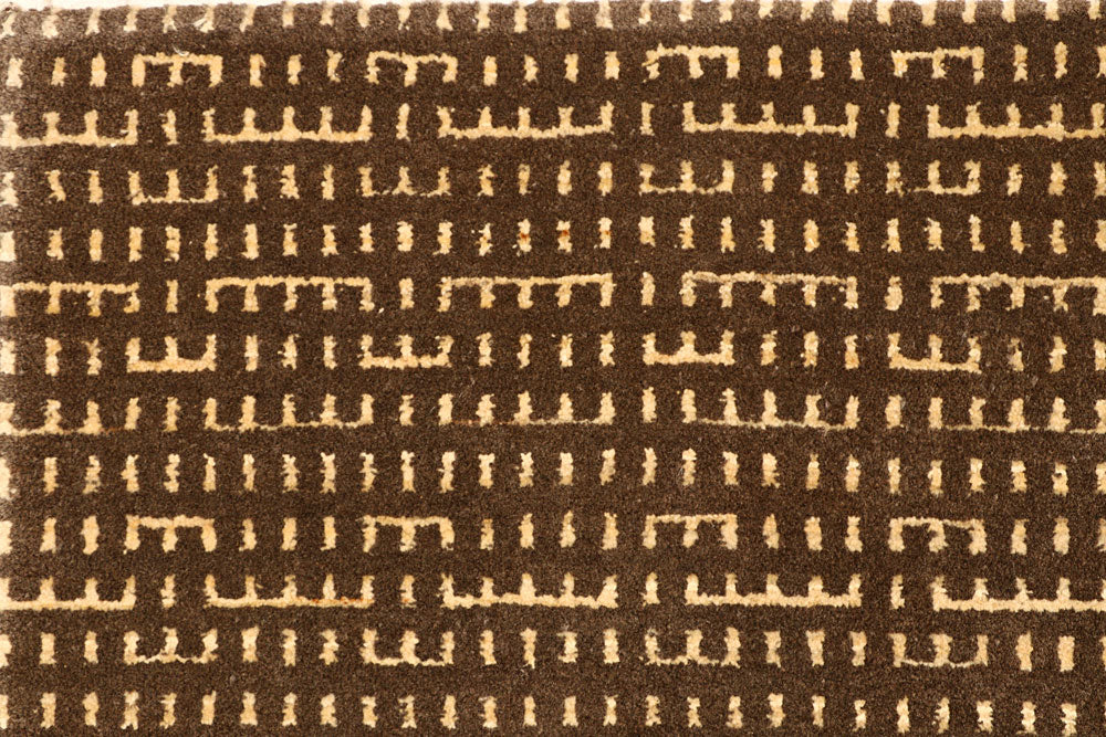 Saddle Brown Gabbeh 5' 7 x 7' 10 - No. 55674 - ALRUG Rug Store
