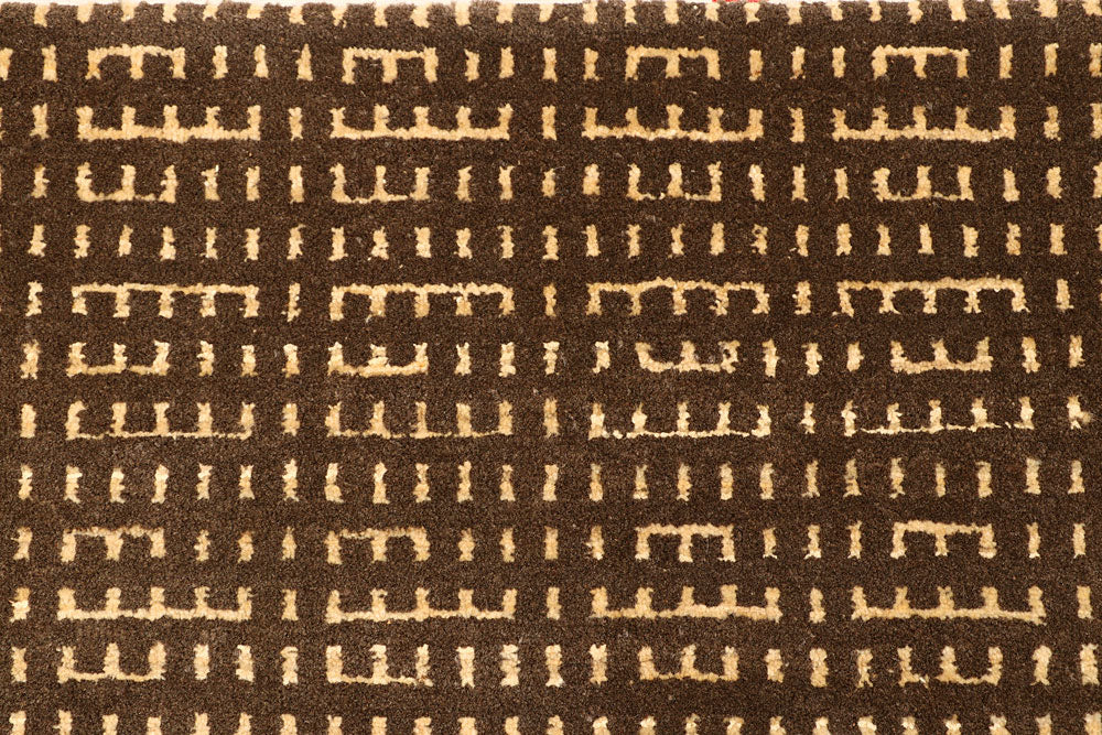 Saddle Brown Gabbeh 5' 7 x 7' 10 - No. 55674 - ALRUG Rug Store