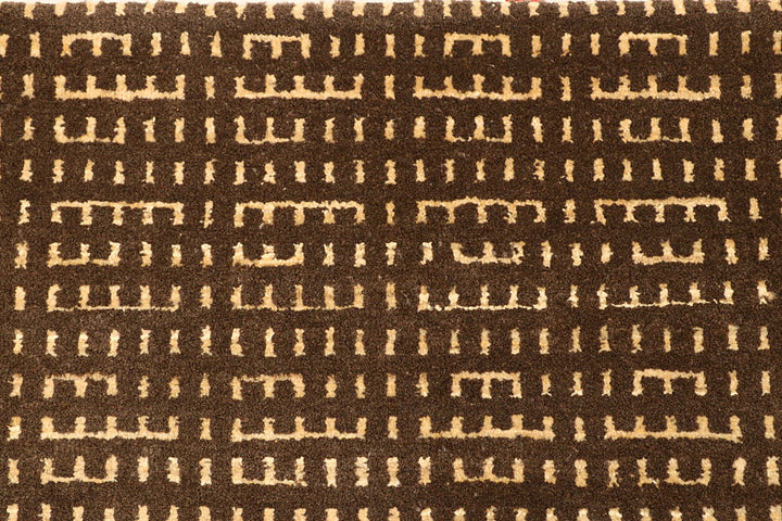 Saddle Brown Gabbeh 5' 7 x 7' 10 - No. 55674 - ALRUG Rug Store