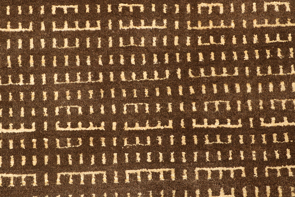 Saddle Brown Gabbeh 5' 7 x 7' 10 - No. 55674 - ALRUG Rug Store