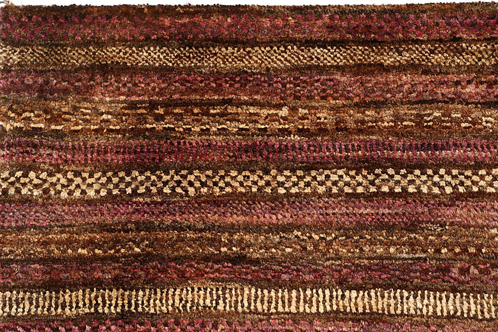 Saddle Brown Gabbeh 5' 7 x 8' 3 - No. 55675 - ALRUG Rug Store