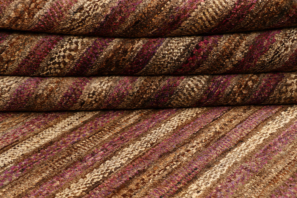 Saddle Brown Gabbeh 5' 7 x 8' 3 - No. 55675 - ALRUG Rug Store