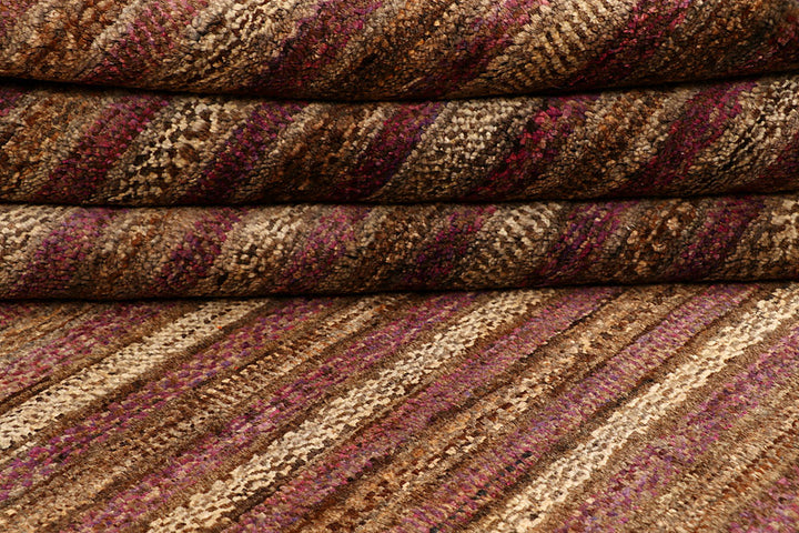 Saddle Brown Gabbeh 5' 7 x 8' 3 - No. 55675 - ALRUG Rug Store