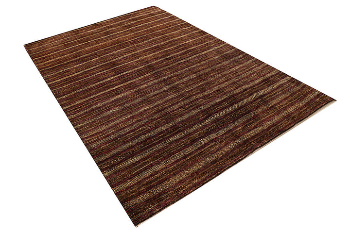 Saddle Brown Gabbeh 5' 7 x 8' 3 - No. 55675 - ALRUG Rug Store