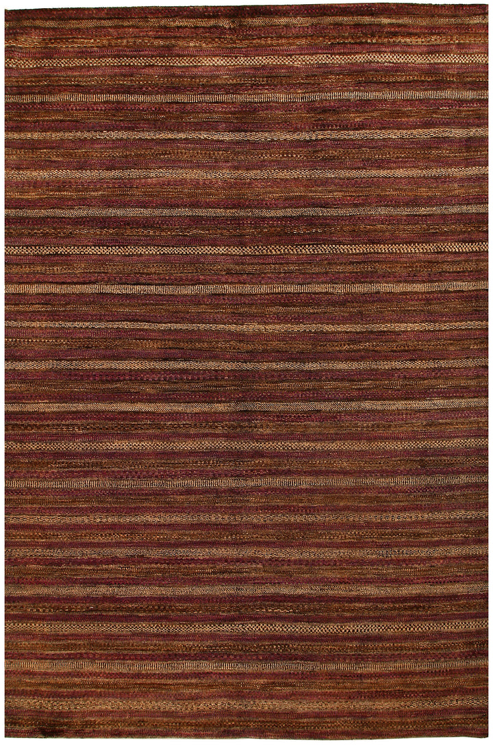 Saddle Brown Gabbeh 5' 7 x 8' 3 - No. 55675 - ALRUG Rug Store