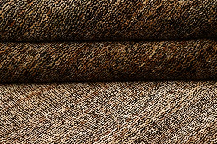 Saddle Brown Gabbeh 5' 5 x 8' 1 - No. 55677 - ALRUG Rug Store
