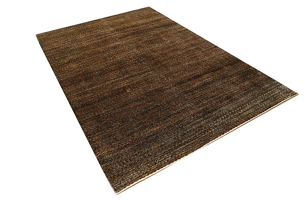 Saddle Brown Gabbeh 5' 5 x 8' 1 - No. 55677 - ALRUG Rug Store