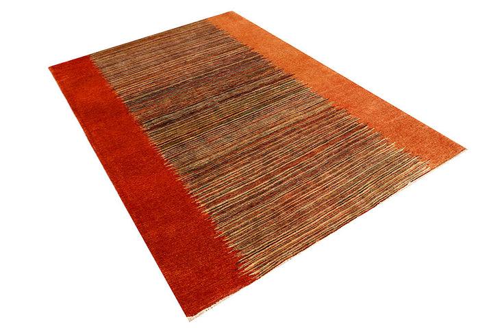 Multi Colored Gabbeh 4' 11 x 7' 1 - No. 55678 - ALRUG Rug Store