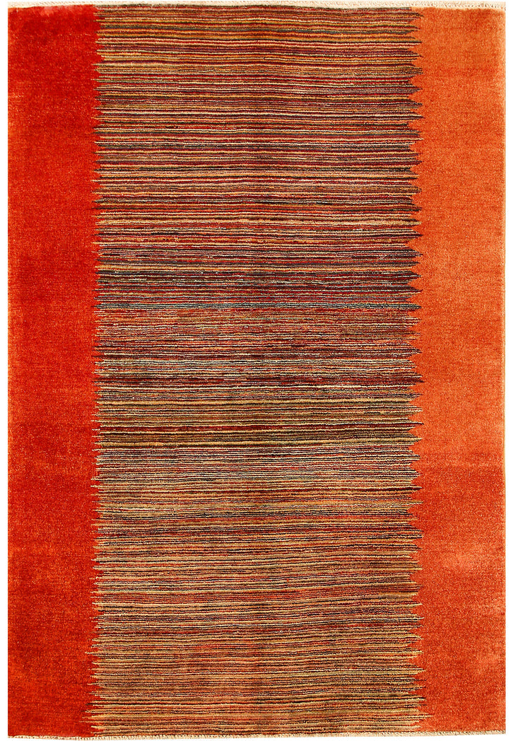 Multi Colored Gabbeh 4' 11 x 7' 1 - No. 55678 - ALRUG Rug Store