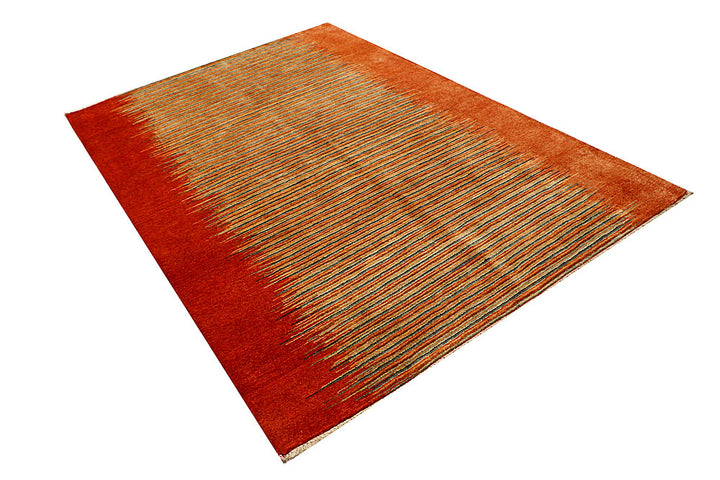 Multi Colored Gabbeh 5' 6 x 8' 2 - No. 55680 - ALRUG Rug Store