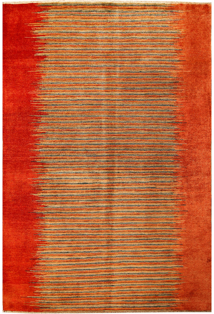 Multi Colored Gabbeh 5' 6 x 8' 2 - No. 55680 - ALRUG Rug Store