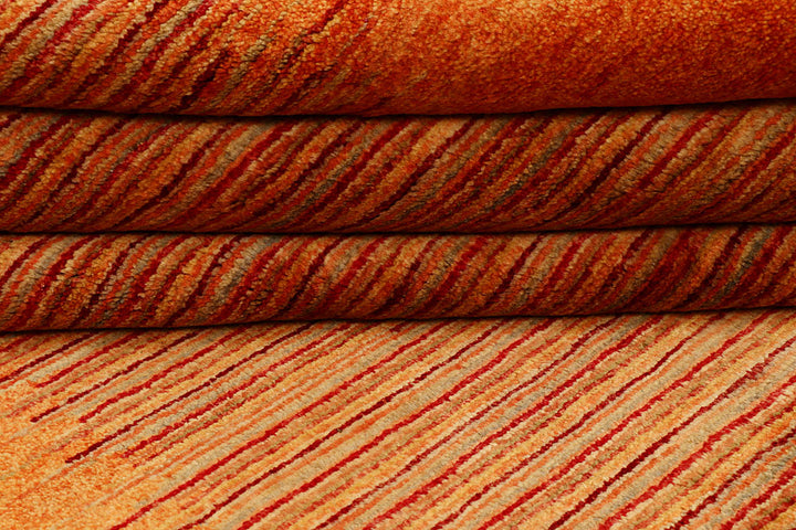 Multi Colored Gabbeh 5' 7 x 7' 7 - No. 55682 - ALRUG Rug Store