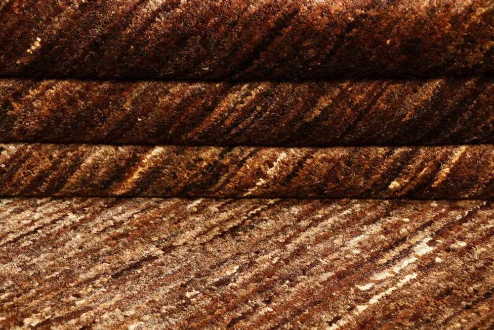 Saddle Brown Gabbeh 5' 6 x 8' 2 - No. 55683 - ALRUG Rug Store