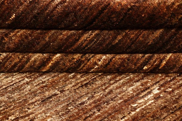 Saddle Brown Gabbeh 5' 6 x 8' 2 - No. 55683 - ALRUG Rug Store