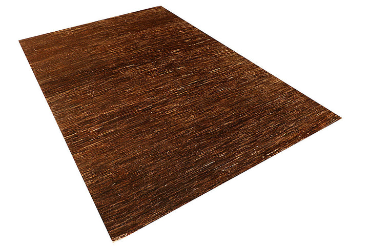 Saddle Brown Gabbeh 5' 6 x 8' 2 - No. 55683 - ALRUG Rug Store